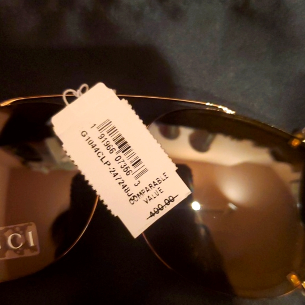 Gucci Sunglasses Clip-On with Gucci Dusty & Coastal.com Hard Case - Picture 6 of 16